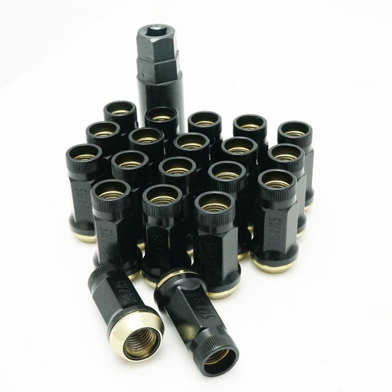 Wheel Mate 32935B - WHM32935B - Wheel Mate Muteki SR45R Lug Nut Kit 12x1.25 - Black - Shipped in Europe - Tuningsupply.com