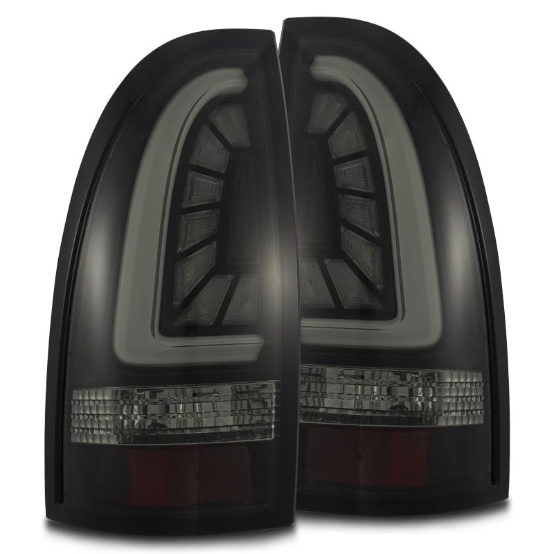 AlphaRex 680030 - ARX680030 - AlphaRex 05-15 Toyota Tacoma PRO-Series LED Tail Lights Jet Black - Shipped in Europe - Tuningsupply.com