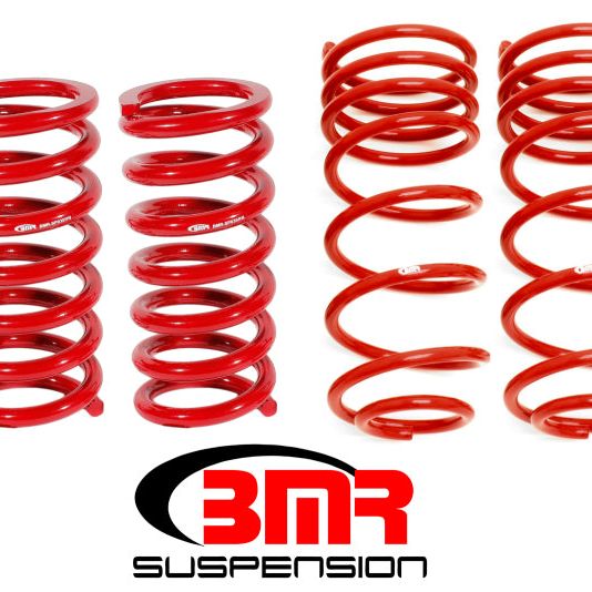 BMR Suspension SP096R - BMRSP096R - BMR 82-82 3rd Gen F-Body Lowering Spring Kit (Set Of 4) - Red - Shipped in Europe - Tuningsupply.com