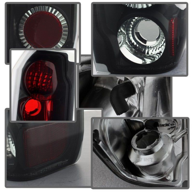 SPYDER 5078155 - SPY5078155 - Spyder Ford F150 87-96/Ford Bronco 88-96 Euro Style Tail Lights Black Smoke ALT-YD-FF15089-BSM - Shipped in Europe - Tuningsupply.com
