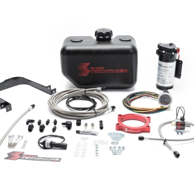 Snow Performance SNO-2161-BRD - SNOSNO-2161-BRD - Snow Performance 16-17 Camaro Stg 2 Boost Cooler F/I Water Injection Kit (SS Braided Line & 4AN) - Shipped in Europe - Tuningsupply.com