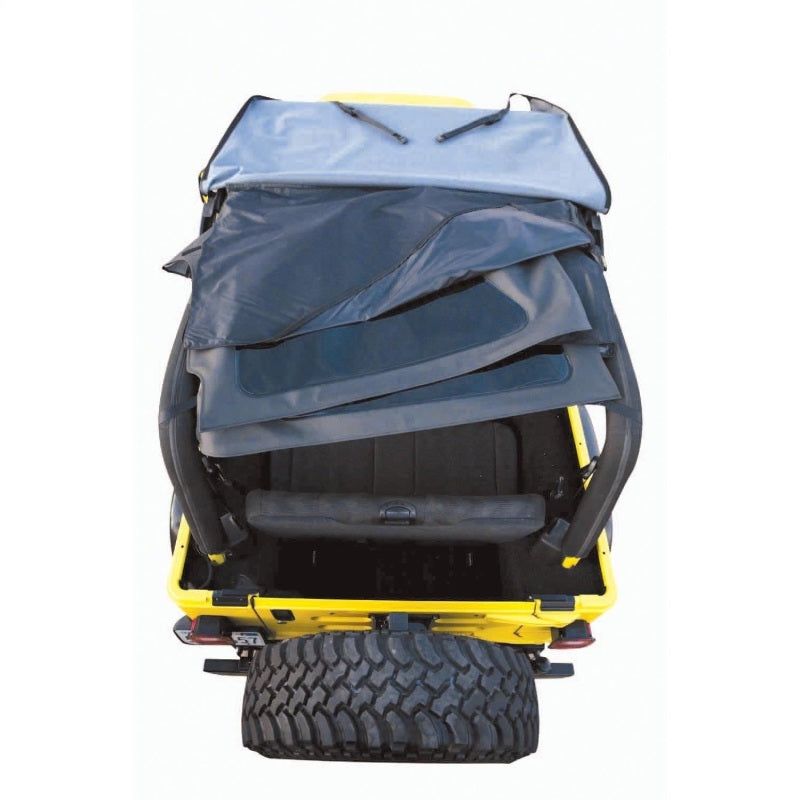 Rampage 109535 - RAM109535 - Rampage 1997-2006 Jeep Wrangler(TJ) Excludes LJ Unlimited Frameless Soft Top Kit - Black Diamond - Shipped in Europe - Tuningsupply.com