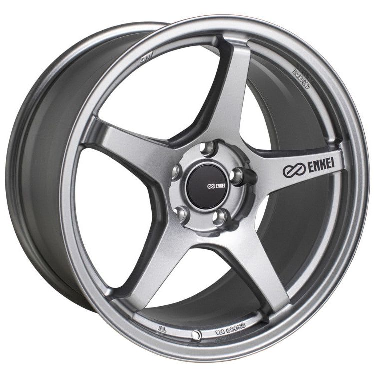 Enkei 521-895-6538GR - ENK521-895-6538GR - Enkei TS-5 18x9.5 5x114.3 38mm Offset 72.6mm Bore Storm Grey - Shipped in Europe - Tuningsupply.com