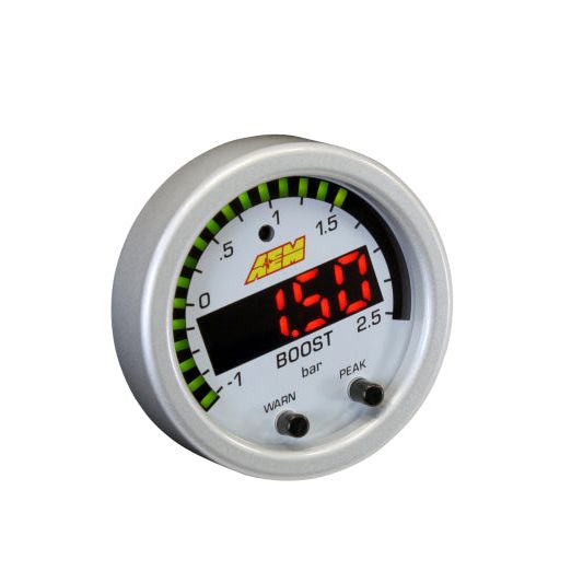 AEM 30-0306 - AEM30-0306 - AEM X-Series Boost Pressure -30inHg 35psi Gauge - Shipped in Europe - Tuningsupply.com