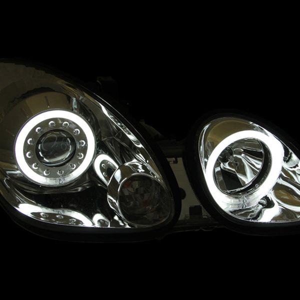 ANZO 121143 - ANZ121143 - ANZO 1998-2005 Lexus Gs300 Projector Headlights w/ Halo Chrome - Shipped in Europe - Tuningsupply.com