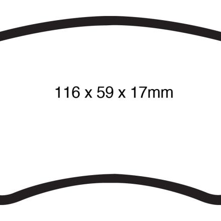 EBC UD1386 - EBCUD1386 - EBC 09-11 Audi A4 2.0 Turbo Ultimax2 Rear Brake Pads - Shipped in Europe - Tuningsupply.com