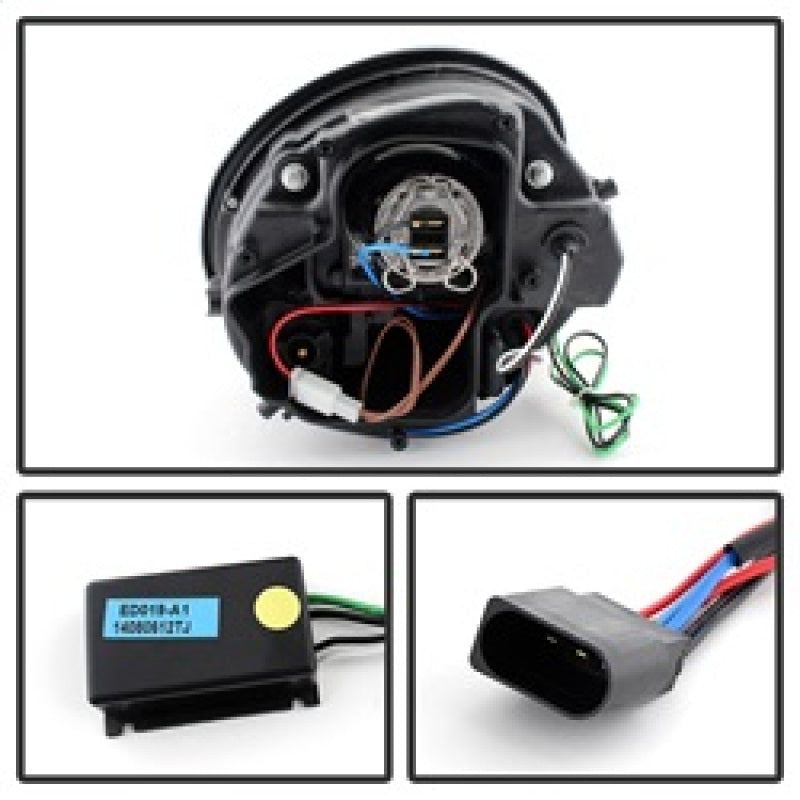 SPYDER 5080554 - SPY5080554 - Spyder Volkswagen Beetle 1998-2005 Projector Headlights DRL Chrome PRO-YD-VB98-DRL-C - Shipped in Europe - Tuningsupply.com