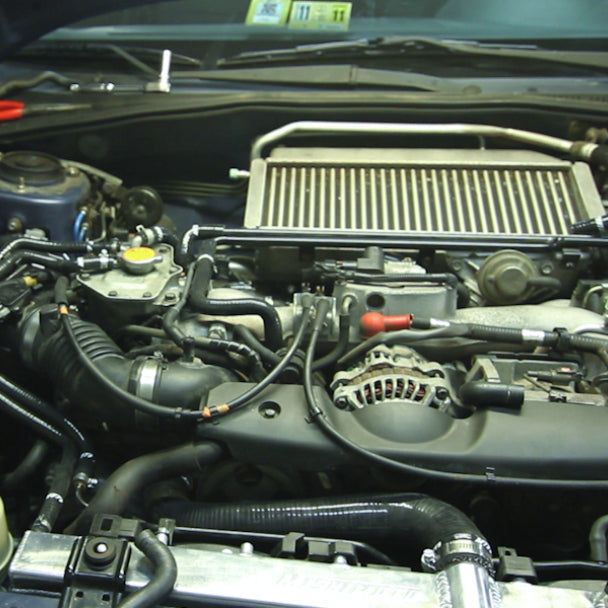 Mishimoto MMHOSE-SUB-ANCRD - MISMMHOSE-SUB-ANCRD - Mishimoto 01-05 Subaru WRX Red Silicone Ancillary Hoses - Shipped in Europe - Tuningsupply.com