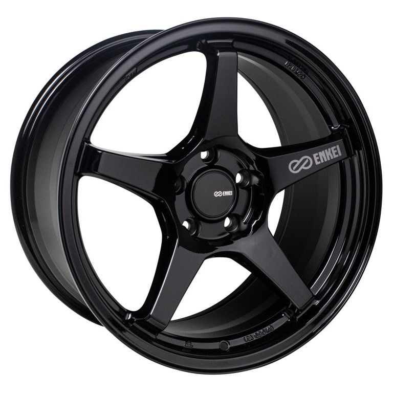 Enkei 521-780-6540BK - ENK521-780-6540BK - Enkei TS-5 17x8 5x114.3 40mm Offset 72.6mm Bore Gloss Black - Shipped in Europe - Tuningsupply.com