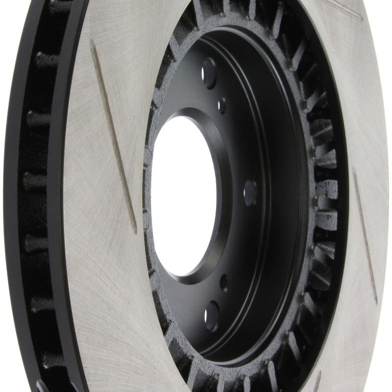 Stoptech 126.40048SL - STO126.40048SL - StopTech Power Slot SportStop 00-06 Honda S2000 Slotted Front Left Rotor - Shipped in Europe - Tuningsupply.com