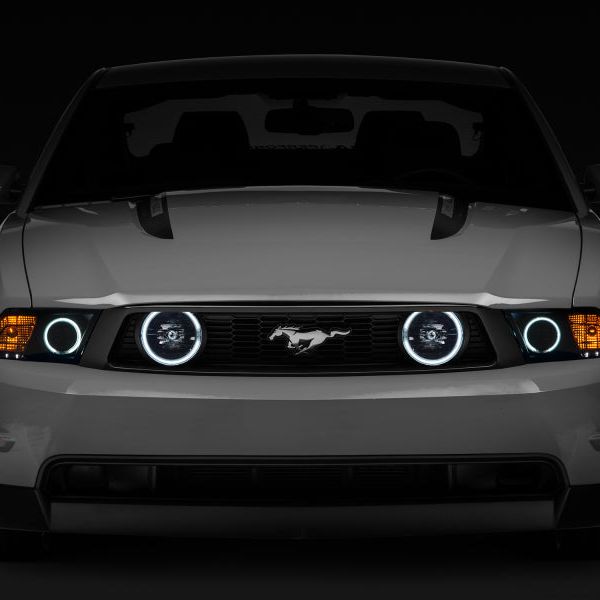 Raxiom 49134 - RAX49134 - Raxiom 05-12 Ford Mustang GT LED Halo Fog Lights (Smoked) - Shipped in Europe - Tuningsupply.com
