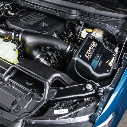 CORSA Performance 491356 - COR491356 - Corsa 2021-2025 Ford F150 3.5L Ecoboost Cold Air Intake with Powercore Filter - Shipped in Europe - Tuningsupply.com
