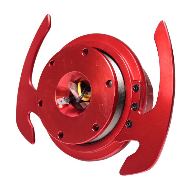 NRG SRK-700RD - NRGSRK-700RD - NRG Quick Release Kit Gen 4.0 - Red Body / Red Ring w/ Handles - Shipped in Europe - Tuningsupply.com