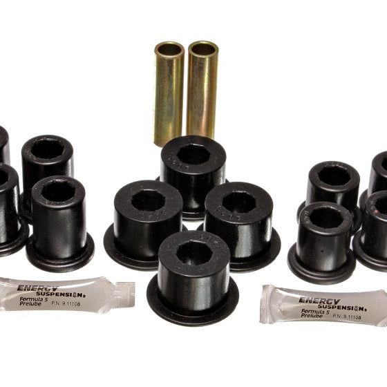 Energy Suspension 8.2107G - ENG8.2107G - Energy Suspension 89-94 Toyota Pick Up 2WD (Exc T-100/Tundra) Black Rear Leaf Spring Bushing Set - Shipped in Europe - Tuningsupply.com