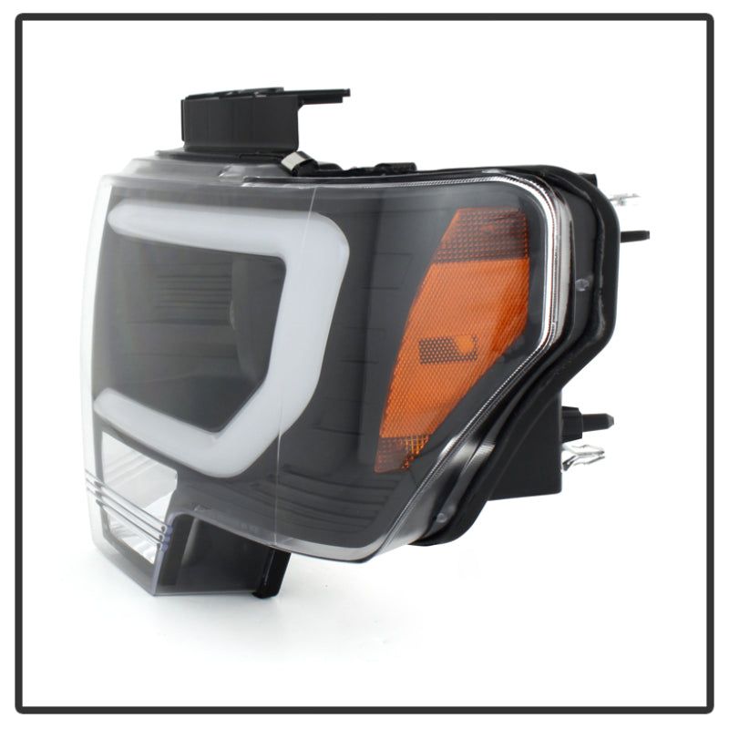 SPYDER 5077646 - SPY5077646 - Spyder Ford F150 13-14 Projector Factory Xenon Model- Light Bar DRL Blk PRO-YD-FF15013-LBDRL-HID-BK - Shipped in Europe - Tuningsupply.com