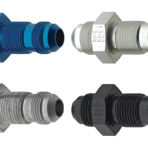 Fragola 483206-BL - FRA483206-BL - Fragola -6AN Straight Bulkhead - Black - Shipped in Europe - Tuningsupply.com