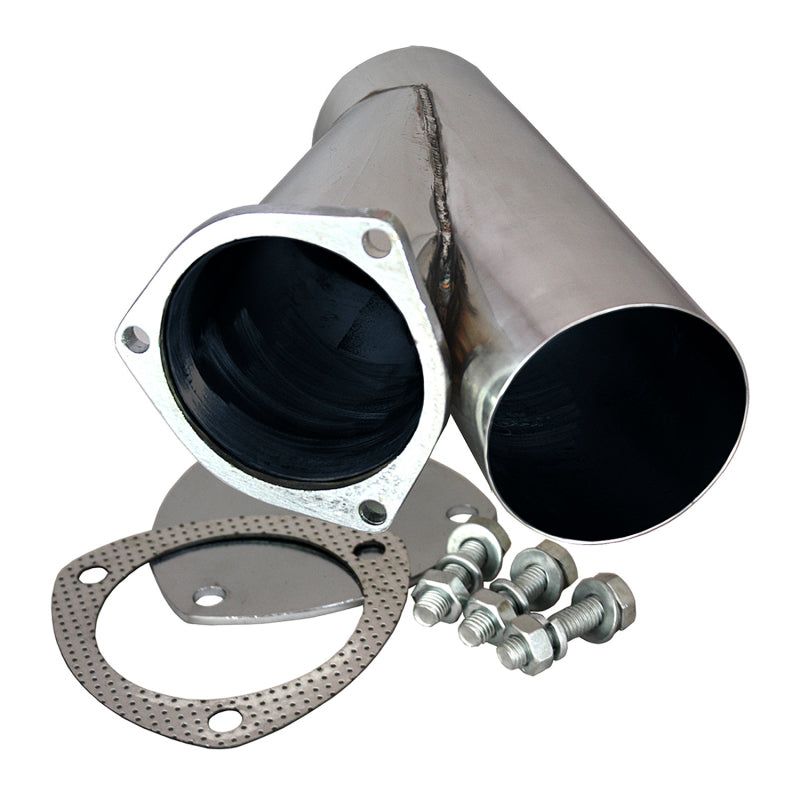 QTP 10400 - QTP10400 - QTP 4in Weld-On QTEC Exhaust Cutout Y-Pipe - Shipped in Europe - Tuningsupply.com