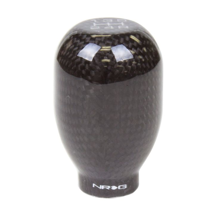 NRG SK-100BC-W - NRGSK-100BC-W - NRG Universal Shift Knob 42mm - Heavy Weight 480G / 1.1Lbs. - Black Carbon Fiber (5 Speed) - Shipped in Europe - Tuningsupply.com