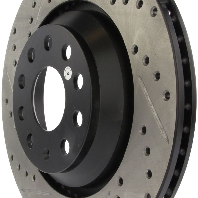 Stoptech 127.33113R - STO127.33113R - StopTech 09 VW Passat CC / 06-09 Passat Slotted & Drilled Right Rear Rotor - Shipped in Europe - Tuningsupply.com