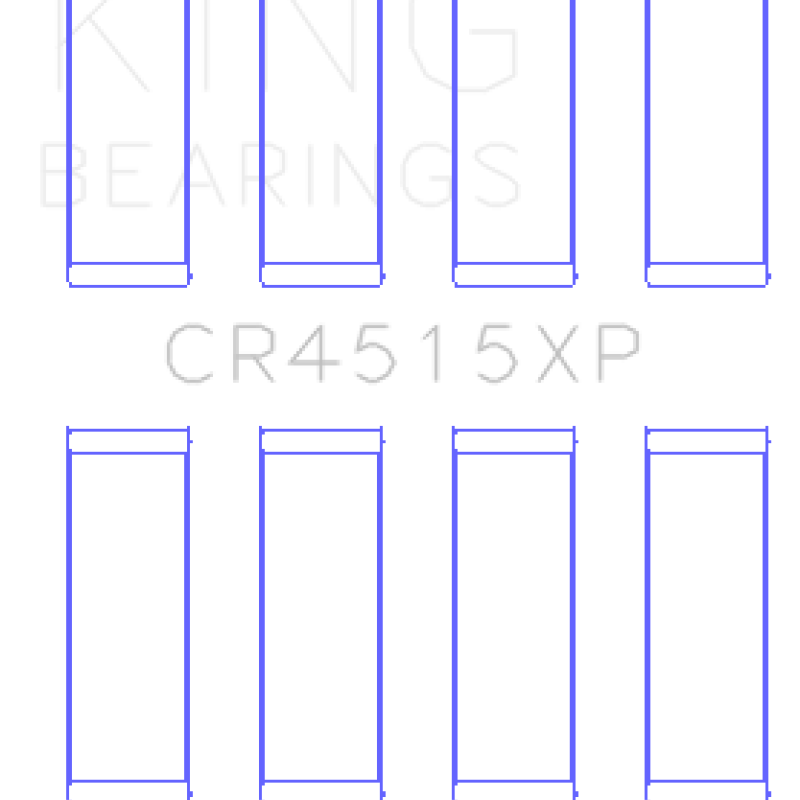 King Engine Bearings GCR4515XP - KINGCR4515XP - King Ford/Mazda 2.0L Duratec Tri-Metal Copper-Lead Nickel Performance Rod Bearing Set - Size STD - Shipped in Europe - Tuningsupply.com
