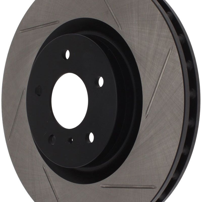 Stoptech 126.42076SL - STO126.42076SL - StopTech Power Slot 03-07 350z/ 03-04 G35 w/ Brembo SportStop Slotted Front Left Rotor - Shipped in Europe - Tuningsupply.com