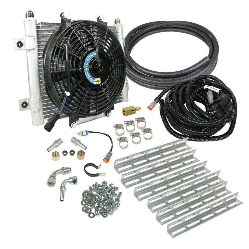 BD Diesel 1030606-1/2 - BDD1030606-1/2 - BD Diesel Xtruded Trans Oil Cooler - 1/2 inch Cooler Lines - Shipped in Europe - Tuningsupply.com