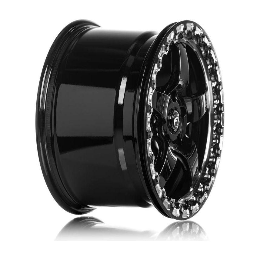 Forgestar F00170022P45 - FRGF00170022P45 - Forgestar D5 Beadlock 17x10 / 5x120 BP / ET45 / 7.3in BS Gloss Black Wheel - Shipped in Europe - Tuningsupply.com