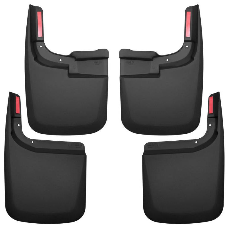 Husky Liners 58466 - HSL58466 - Husky Liners 2017 Ford F-250/F350 Custom-Molded Front and Rear Mud Guards - Shipped in Europe - Tuningsupply.com