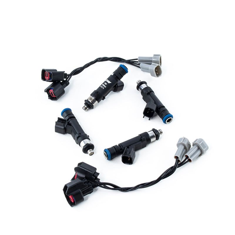 DeatschWerks 18U-08-0800-4 - DWK18U-08-0800-4 - DeatschWerks 800cc Injectors 95-99 Mitsubishi Eclipse (DSM) and 03-06 EVO 8/9 (High Impedance) - Shipped in Europe - Tuningsupply.com