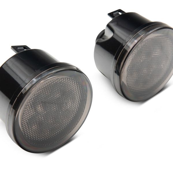 Raxiom J108040 - RAXJ108040 - Raxiom 07-18 Jeep Wrangler JK Axial Series LED Amber Turn Signals (Smoked) - Shipped in Europe - Tuningsupply.com