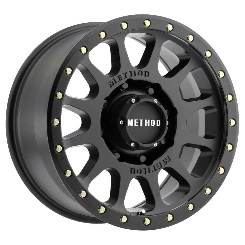 Method Wheels MR30578580500H - MRWMR30578580500H - Method MR305 NV HD 17x8.5 0mm Offset 8x6.5 130.81mm CB Matte Black Wheel - Shipped in Europe - Tuningsupply.com