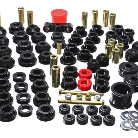 Energy Suspension 16.18102G - ENG16.18102G - Energy Suspension 88-91 Honda Civic/CRX Black Hyper-Flex Master Bushing Set - Shipped in Europe - Tuningsupply.com