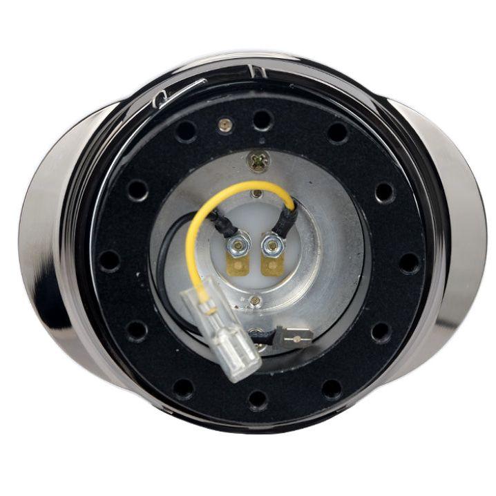 NRG SRK-220BKC - NRGSRK-220BKC - NRG Quick Release Kit - Black Body/ Black Chrome Oval Ring - Shipped in Europe - Tuningsupply.com