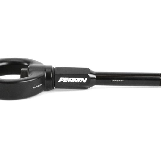 Perrin Performance PSP-BDY-230BK - PERPSP-BDY-230BK - PERRIN 02-07 Subaru WRX/STI Tow Hook Kit (Front) - Flat Black - Shipped in Europe - Tuningsupply.com