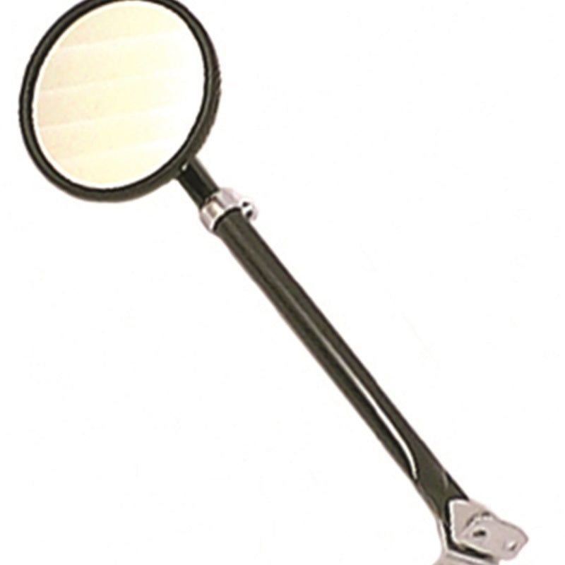 OMIX 11001.01 - OMI11001.01 - Omix Round Mirror w/ Arm & Bracket Black- 41-64 Willys - Shipped in Europe - Tuningsupply.com