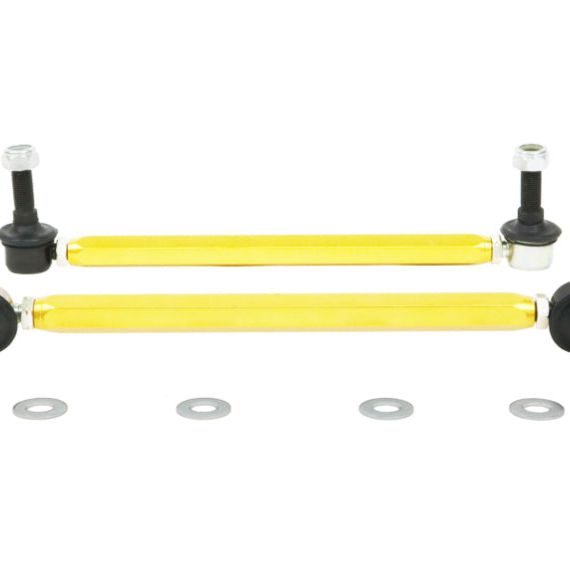 Whiteline KLC180-295 - WHLKLC180-295 - Whiteline 18-19 Kia Stinger Front Sway Bar Link Assembly Heavy Duty Adjustable Steel Ball - Shipped in Europe - Tuningsupply.com