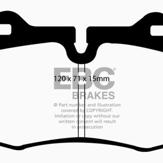 EBC DP51644NDX - EBCDP51644NDX - EBC 03-04 Infiniti G35 3.5 (Manual) (Brembo) Bluestuff Front Brake Pads - Shipped in Europe - Tuningsupply.com