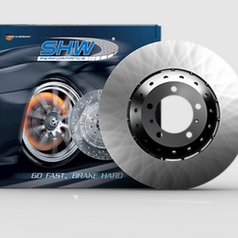 SHW Performance TFL42103 - SHWTFL42103 - SHW 98-00 Mercedes-Benz C43 AMG 4.3L Left Front Smooth Lightweight Brake Rotor (2104211812) - Shipped in Europe - Tuningsupply.com