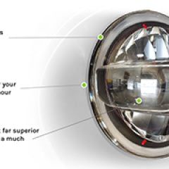 DV8 Offroad HLCJL-01 - DVEHLCJL-01 - DV8 Offroad 2018+ Jeep Wrangler JL/Gladiator LED Projector Headlights - Shipped in Europe - Tuningsupply.com