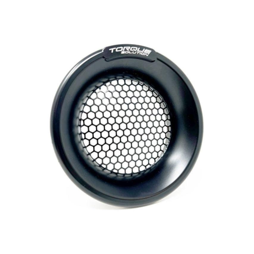 Torque Solution TS-VS-740-BK - TQSTS-VS-740-BK - Torque Solution Billet Turbo Velocity Stack Shield For 4in Inlet - Black - Shipped in Europe - Tuningsupply.com