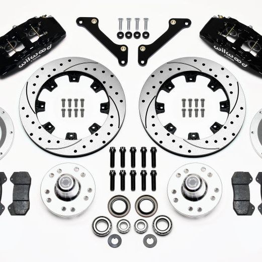 Wilwood 140-12836-D - WIL140-12836-D - Wilwood Dynapro 6 Front Hub Kit 12.19in Drilled 79-81 Camaro - Shipped in Europe - Tuningsupply.com
