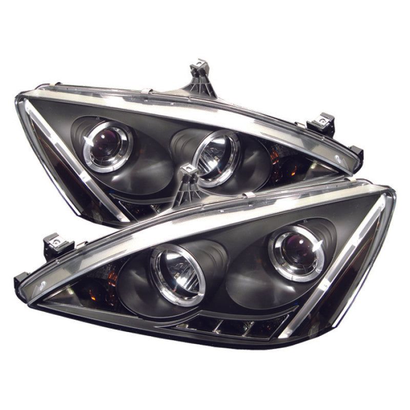 SPYDER 5010636 - SPY5010636 - Spyder Honda Accord 03-07 Projector Headlights LED Halo Amber Reflector LED Blk PRO-YD-HA03-AM-BK - Shipped in Europe - Tuningsupply.com