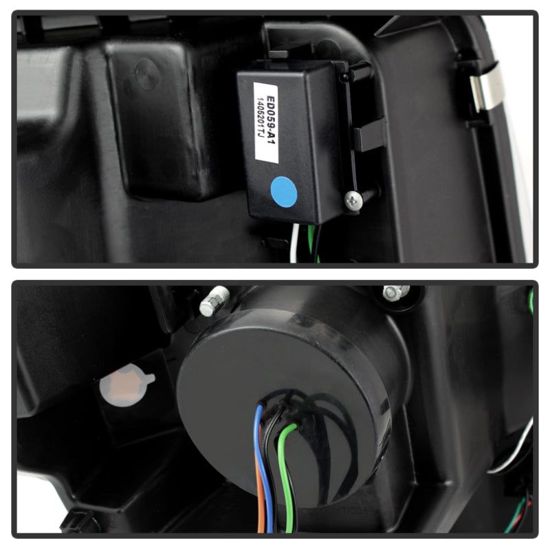 SPYDER 5077646 - SPY5077646 - Spyder Ford F150 13-14 Projector Factory Xenon Model- Light Bar DRL Blk PRO-YD-FF15013-LBDRL-HID-BK - Shipped in Europe - Tuningsupply.com