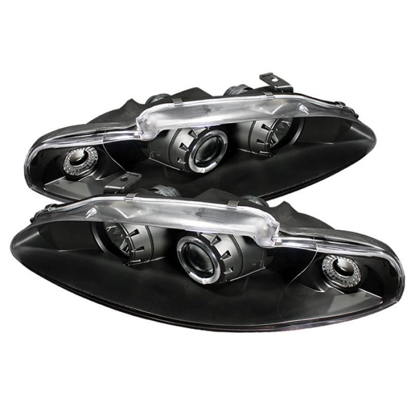 SPYDER 5011428 - SPY5011428 - Spyder Mitsubishi Eclipse 95-96 Projector Headlights LED Halo Black High H1 Low H1 PRO-YD-ME95-HL-BK - Shipped in Europe - Tuningsupply.com
