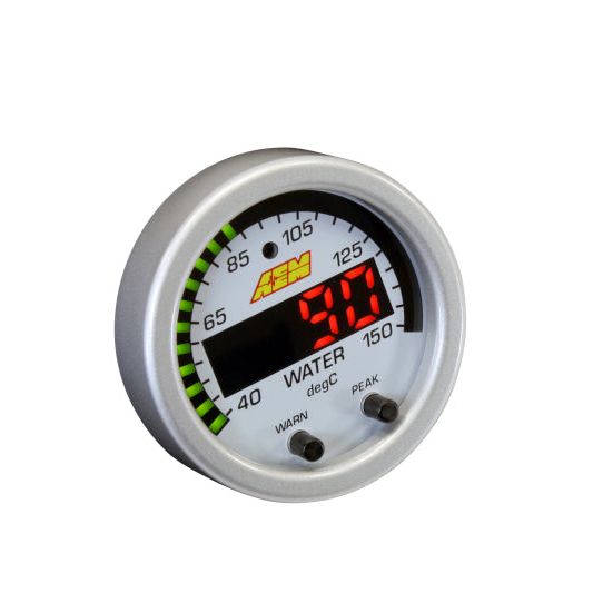 AEM 30-0302 - AEM30-0302 - AEM X-Series Temperature 100-300F Gauge Kit (ONLY Black Bezel and Water Temp. Faceplate) - Shipped in Europe - Tuningsupply.com