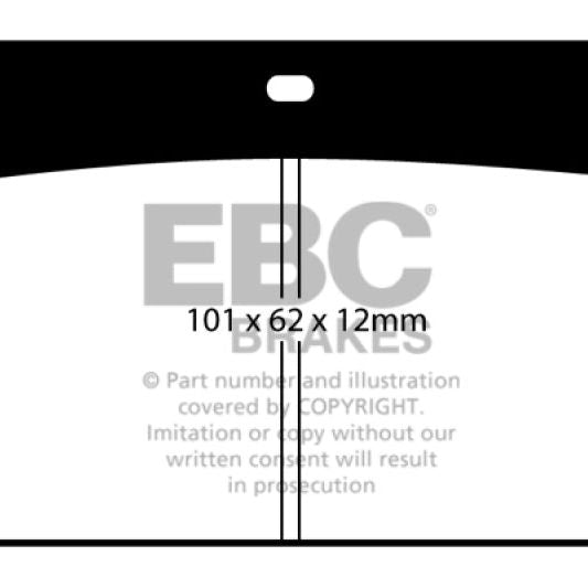 EBC DP2001 - EBCDP2001 - EBC Brakes Greenstuff 2000 Series Sport Pads - Shipped in Europe - Tuningsupply.com