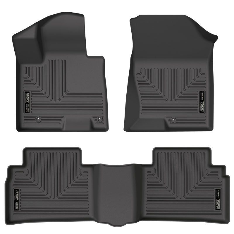 Husky Liners 95781 - HSL95781 - Husky Liners 2022 Hyundai Tucson Excl. Hybrid Weatherbeater Black Front & 2nd Seat Floor Liners - Shipped in Europe - Tuningsupply.com