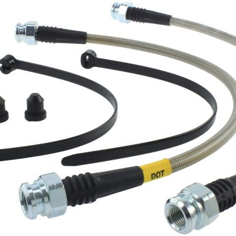 Stoptech 950.03003 - STO950.03003 - StopTech 00-04 Ferrari F360/04-05 F360 Stradale/96-02 Maranello Front Stainless Steel Brake Line Kit - Shipped in Europe - Tuningsupply.com