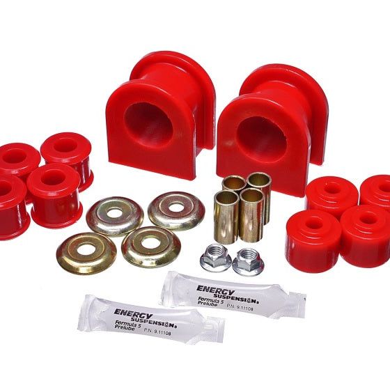 Energy Suspension 40.5023R - ENG40.5023R - Energy Suspension 89-11 Ford F53 Motorhome Red 36mm Rear Sway Bar Bushing Set - Shipped in Europe - Tuningsupply.com