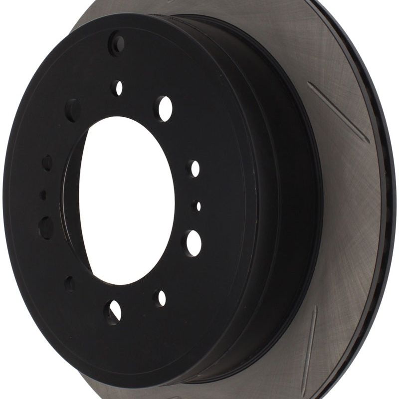 Stoptech 126.44157SR - STO126.44157SR - StopTech Power Slot 08-09 Lexus LX450/470/570 / 07-09 Toyota Tundra Slotted Right Rear Rotor - Shipped in Europe - Tuningsupply.com